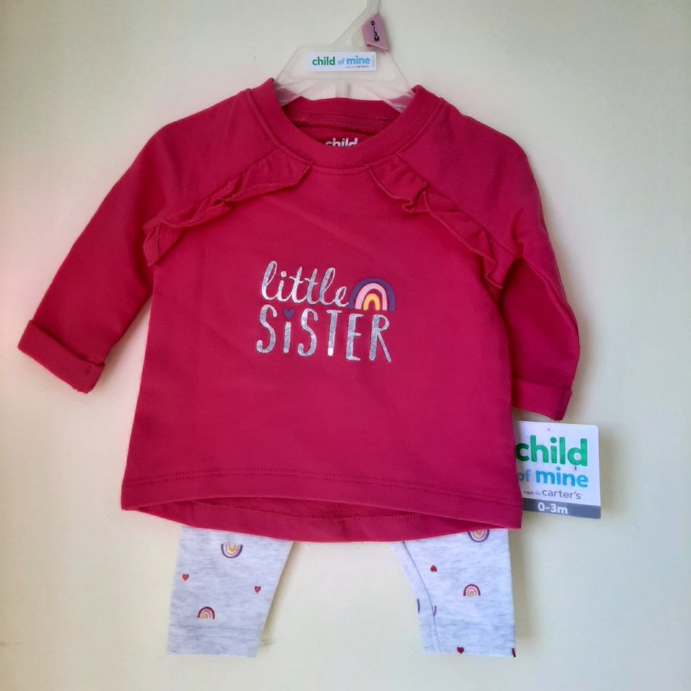 Little sister rainbow outfit